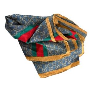 Luxury Inspired Scarf - “Silk Feel”, Large Size